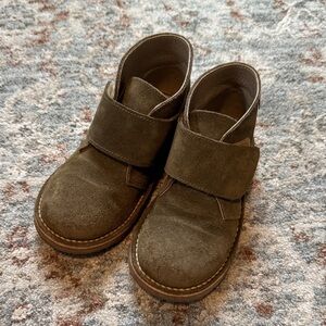 Mini Boden Olive Suede Boots